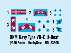 DKM Typ VII C U-Boot - 1:350