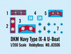 DKM Typ IX A U-Boot - 1:350