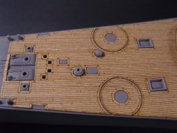 Wooden Deck for 1/350 USS New Jersey BB-62 - Tamiya 78017 / 78028