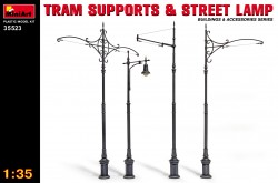 Tram Supports & Street Lamp - 1/35