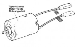 Motor Type 540 for Tamiya Leopard 2A6 (56020) 1/16