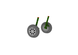 F4U-1 Corsair Wheels for Tamiya 60324 - 1/32