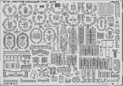 Photo-Etched Parts for 1/350 USS Indianapolis CA-35 - Academy 14107 - 1/350