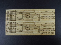 Wooden Deck for 1/350 HMS Roberts Monitor - Trumpeter 05335 - 1/350