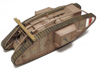 British Mk. IV Male Tank WWI - Motorised - with Figures - 1/35