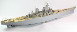 Detail Set (Holzdeck Teak) für 1:200 USS Iowa BB-61 - Trumpeter 03706 - 1:200