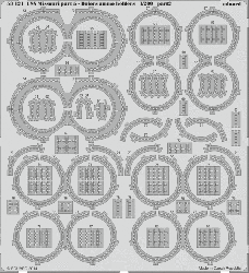 Fotoätzteile Bofors Munitions-Behälter für 1:200 USS Missouri - Trumpeter 03705 - 1:200
