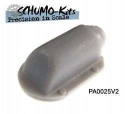 Armored Exhaust Cover for Tamiya Panther Series - Casted