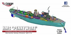 Flower Class Corvette K111 - HMS Pennyworth - 1:350