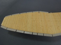 Holzdeck für 1:350 USS Saratoga CV-3 - Trumpeter 05607 - 1:350