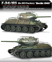 T-34/85 No. 183 Factory - Berlin 1945 - Limited Special Edition - 1/35